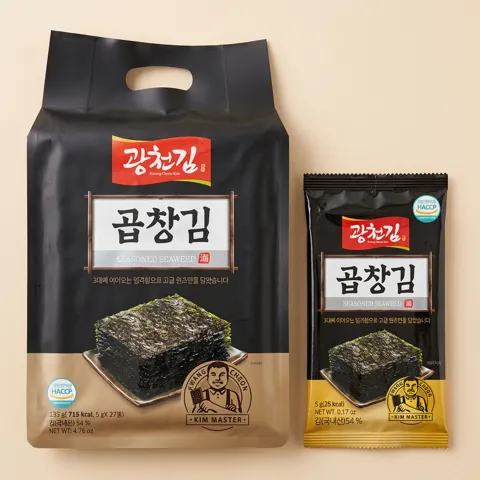 단하루특가 광천김 곱창김 도시락김5gX27